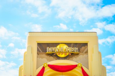 Osaka, Japonya - 1 Aralık 2015: Universal Studios Japonya (Usj). 