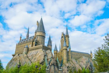 Osaka, Japonya - 1 Aralık 2015: Universal Studios Japonya (Usj). 