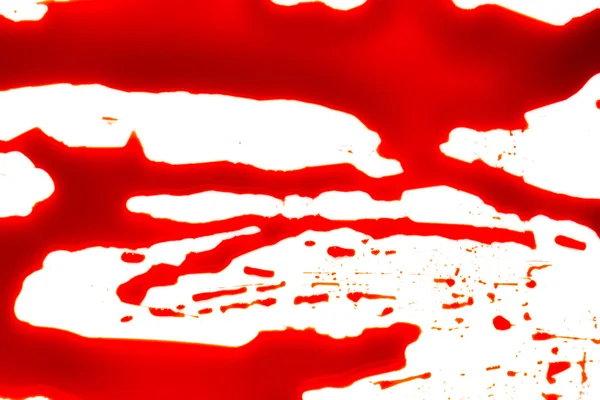 Концепция Хэллоуина: брызги крови на белом фоне  . — стоковое фото