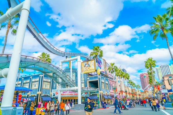 Ósaka, Japonsko - 1. prosince 2015: Universal Studios Japan (Usj). — Stock fotografie