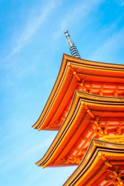 Güzel mimarisi Kiyomizu-dera Tapınağı, Kyoto, Japonya