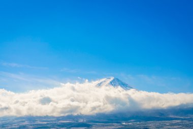Dağ Fuji ile mavi gök, Japonya