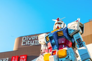 Boyutu Gundam performansları dışında Divercity Tokyo Plaza, Oda tam