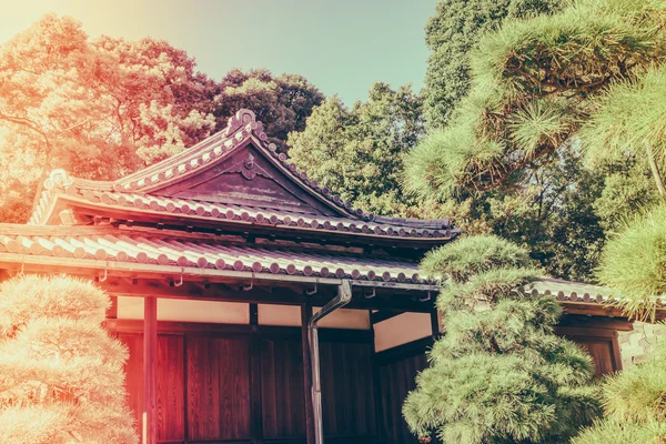 Tokyo, Japonya (Filtered pro görüntü güzel İmparatorluk Sarayı — Stok fotoğraf