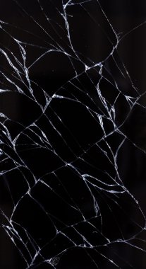 modern telefon smartphone ile kırık ekran yukarı clous