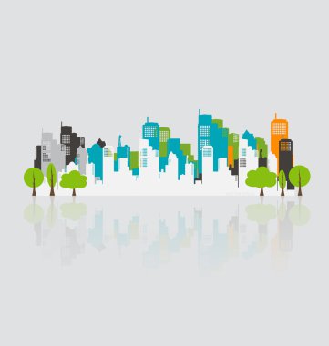 yaratıcı yapı tasarım şablonu, şirketiniz için vektör Hüseyin