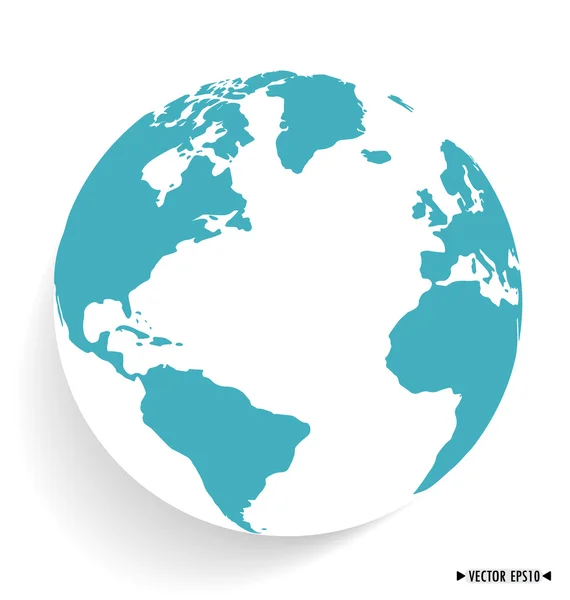 Un globe moderne. Illustration vectorielle . — Image vectorielle