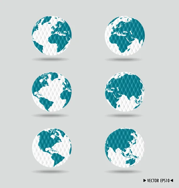 Modern globe design, vector illustration. — Stock Vector