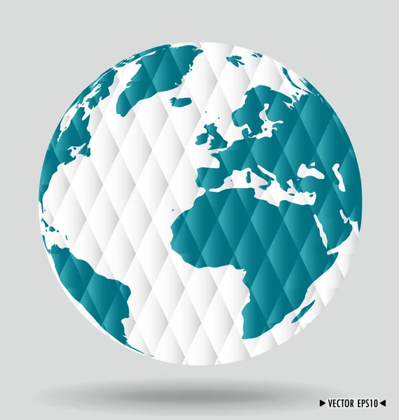 Globo moderno. Ilustración vectorial . — Vector de stock