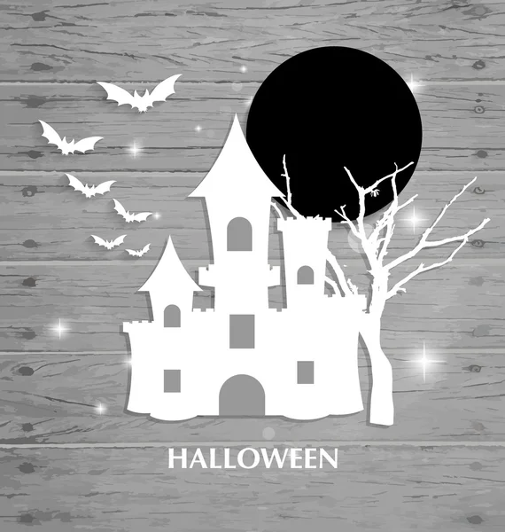 Halloween background. Vector illustration. — Stock Vector