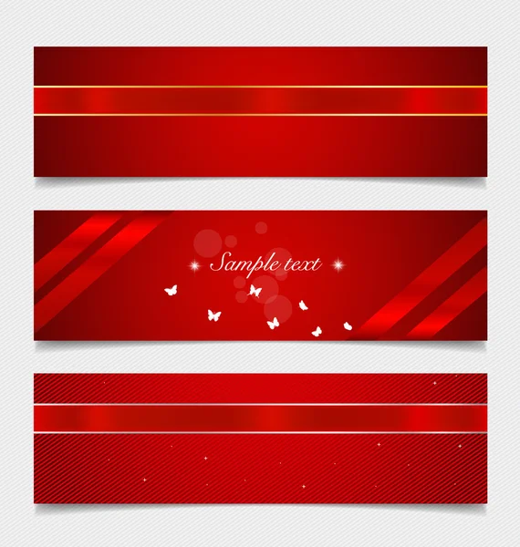 Card note with ribbons. Vector illustration. — Stock Vector