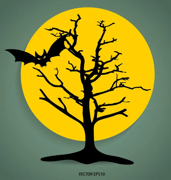 Happy Halloween design background. Vector illustration. — Stock Vector