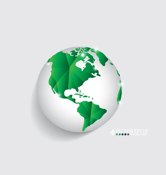 Design moderno del globo, illustrazione vettoriale . — Vettoriale Stock