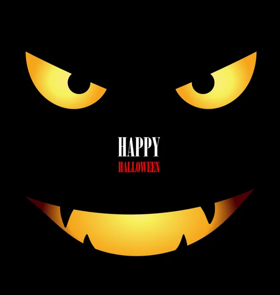 Happy Halloween design background. Vector illustration. — Stock Vector