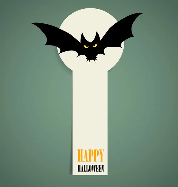 Feliz fundo de design de Halloween. Ilustração vetorial . — Vetor de Stock