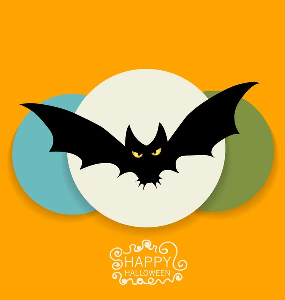 Happy Halloween design background. Vector illustration. — Stock Vector