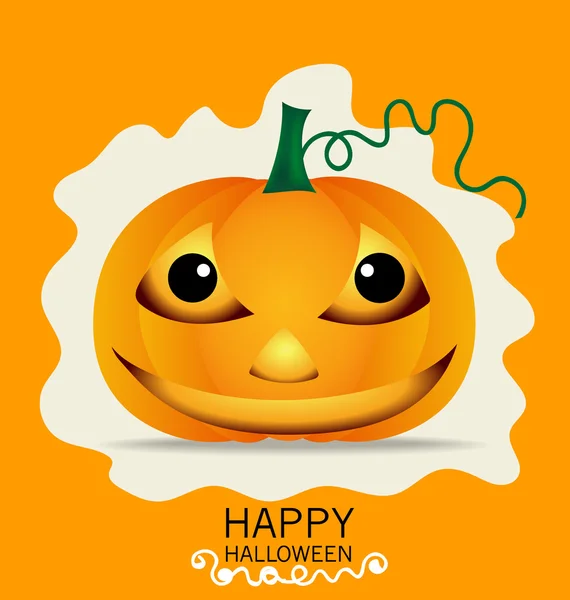 Happy Halloween design background with Halloween pumpkin. Vector — Stock Vector