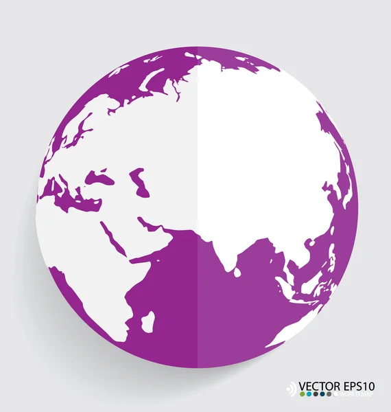 Modern globe design, vector illustration. — Stock Vector