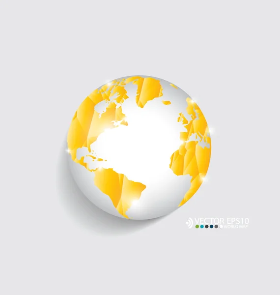 Conception de globe moderne, illustration vectorielle . — Image vectorielle