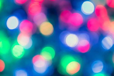 Bokeh sokak ışık Vintage arka plan