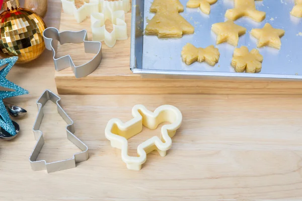 Christmas cookies preparation — Stock Photo, Image