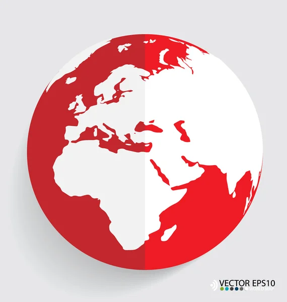 Modern globe design, vector illustration. — Stock Vector