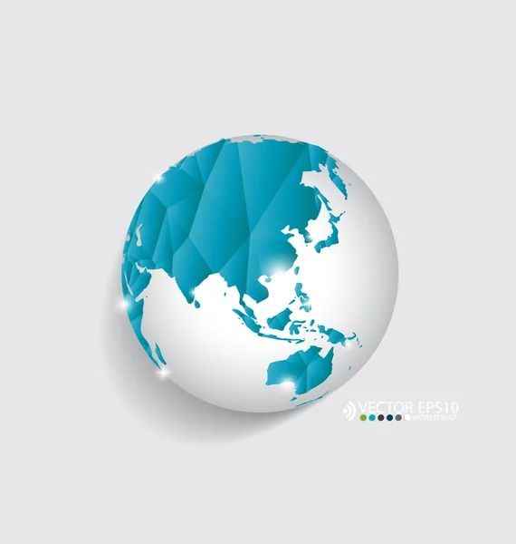 Modern globe design, vector illustration. — Stock Vector