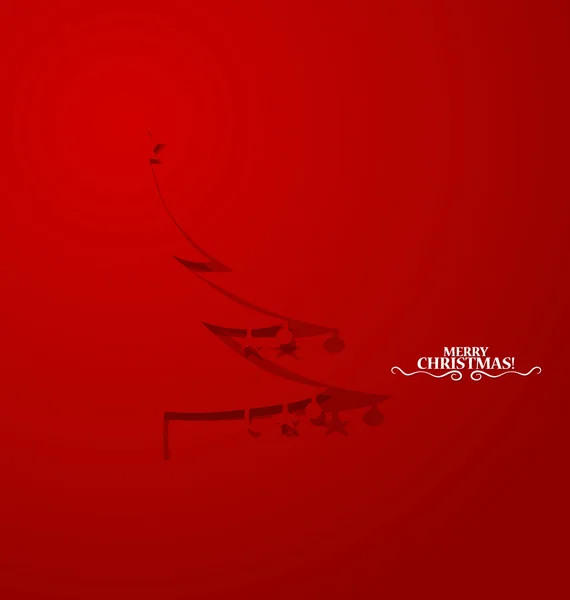 Arbre de Noël, illustration vectorielle. — Image vectorielle