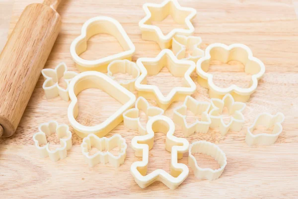 Preparación galletas de Navidad — Foto de Stock