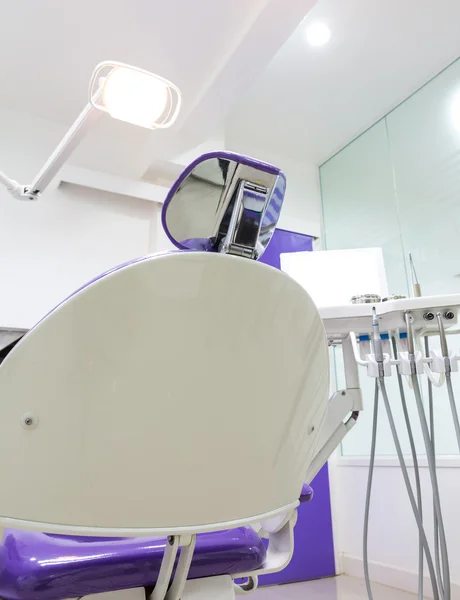 Dental chair with dental equipment — Stock Photo, Image