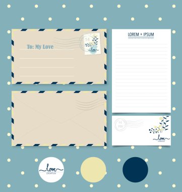 Collection of various paper designs (paper sheets, lined paper,  clipart