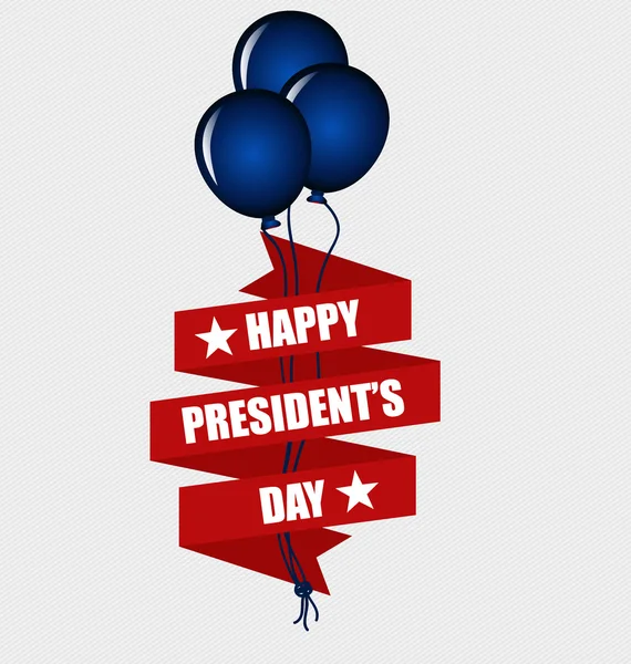 Felice giorno dei Presidenti. Giorno dei presidenti banner illustrazione design . — Vettoriale Stock