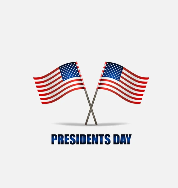 Happy Presidents Day. Presidents day banner illustration design — Stock Vector