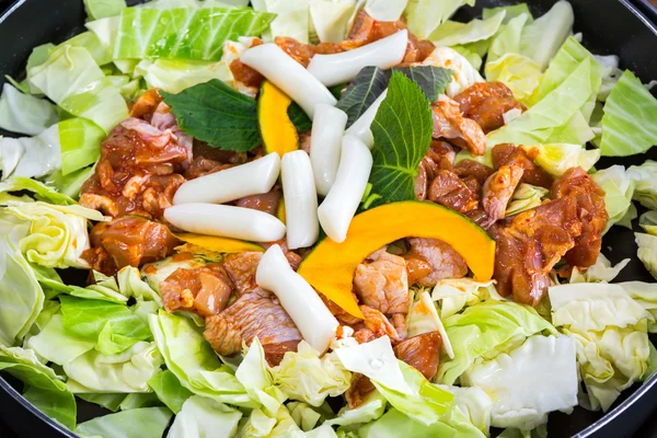 Sauté de légumes de poulet — Photo