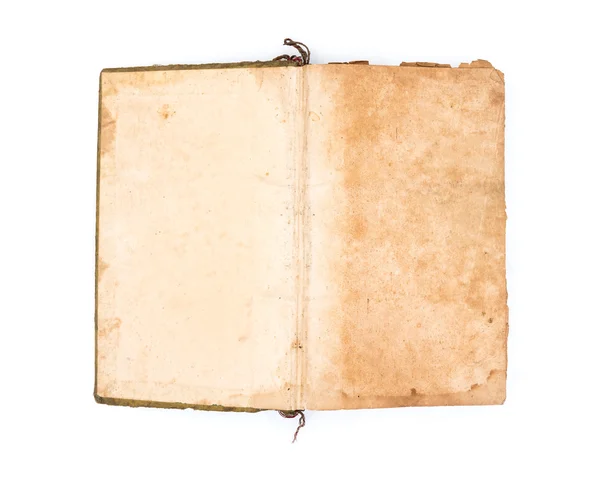 Old book on white background — Stock Photo, Image