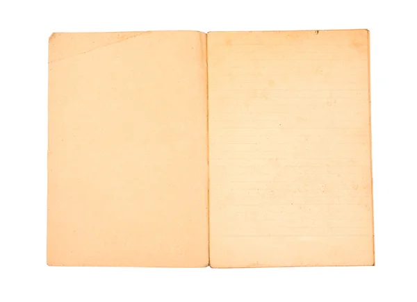 Old book on white background — Stock Photo, Image