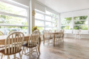 Bulanık restoran arkaplanı