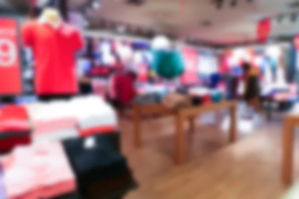 Abstract blur  Clothes In Shopping Mall — Stock Photo, Image