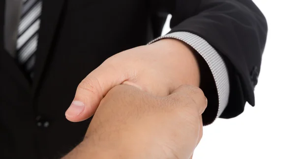 Бизнесмен предлагает за рукопожатие — стоковое фото