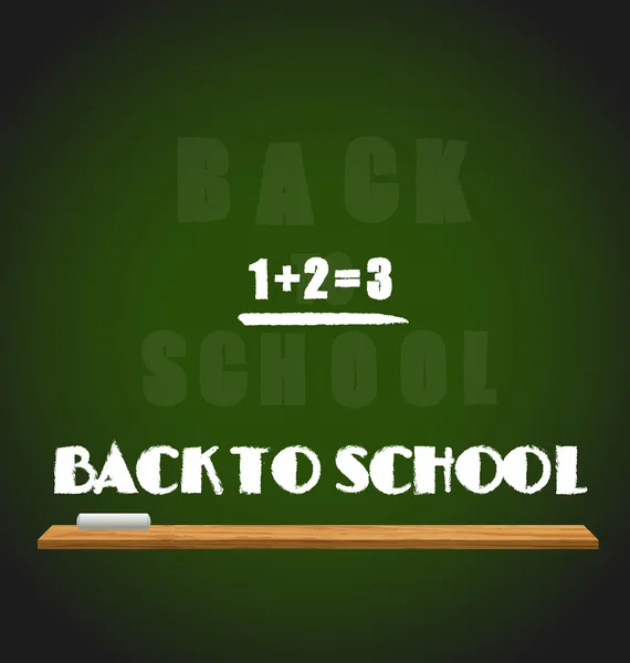 Welcome back to school, vector illustration. — Stock Vector