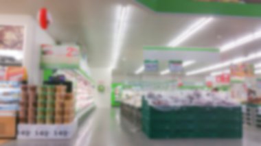 Soyut bulanıklık süpermarket