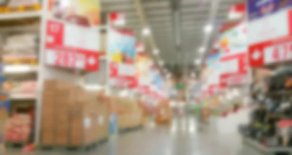 Abstract blur supermarket — Stock Photo, Image