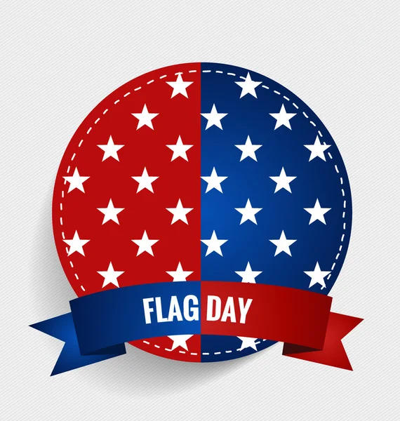 Amerikan bayrağı gün, June bayrak günü 14. Vektör çizim. — Stok Vektör