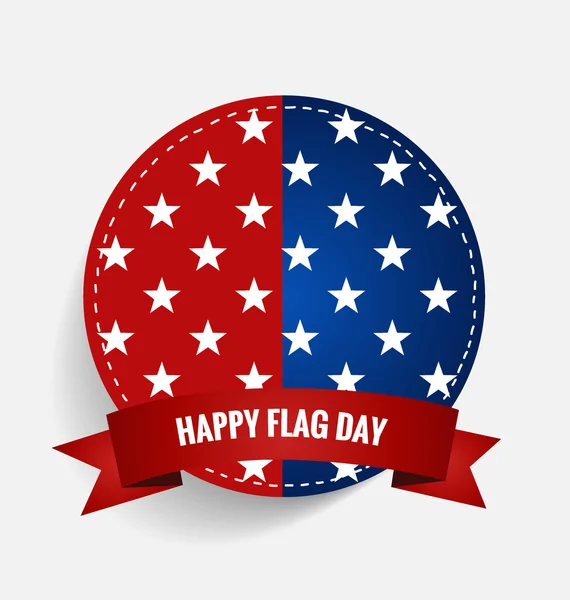 American Flag Day, 14 giugno Flag Day. Illustrazione vettoriale . — Vettoriale Stock