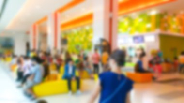 Soyut bulanıklık insanlar bilet satın alma