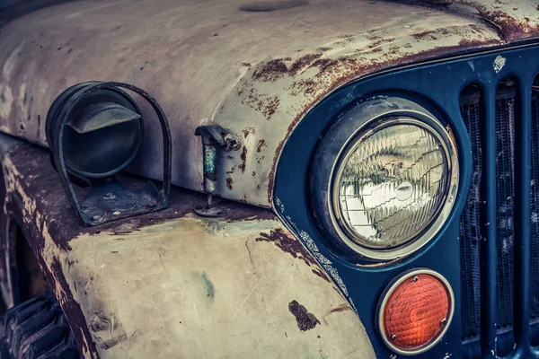 Koplamp van een vintage auto — Stockfoto