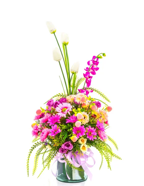 Sztuczne kwiaty ozdobne — Zdjęcie stockowe
