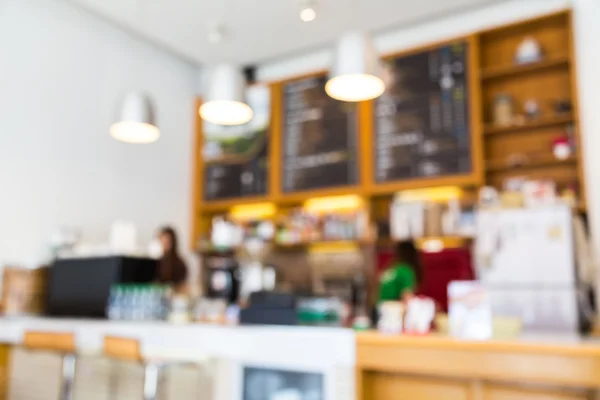 Suddig bakgrund kafé — Stockfoto