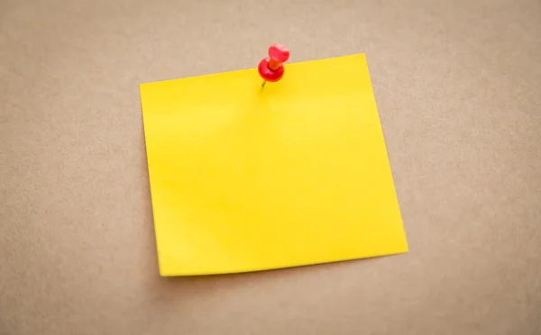 Sticky note on board — Stock Photo, Image