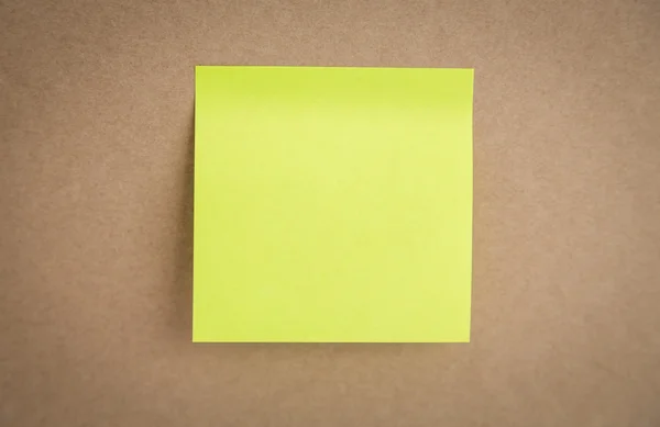 Sticky note on board — Stock Photo, Image